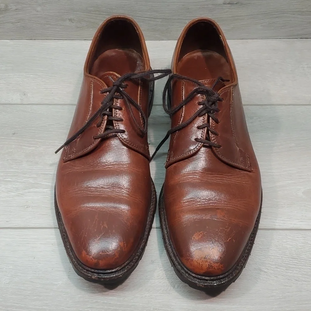 Allen Edmonds Mens Leather Black Hills Oxford Dress shoes sz 11B